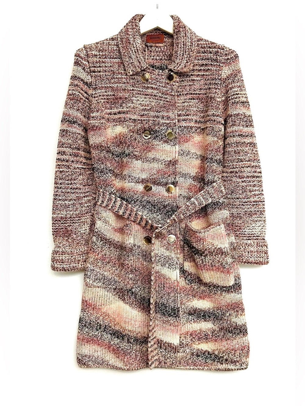 MISSONI coat cardigan wool knit
